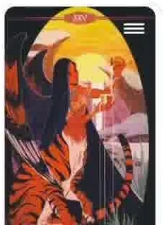 Children of Litha Tarot source-order card 16 card from the Children of Litha Tarot deck