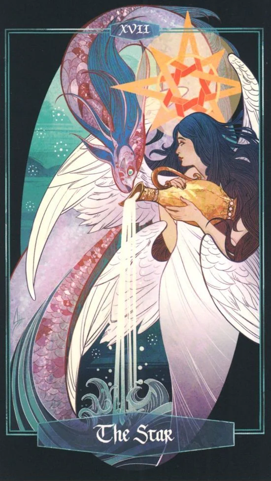 The Star card from Children of Litha Tarot Deck
