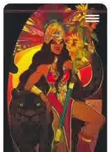 Children of Litha Tarot source-order card 34 card from the Children of Litha Tarot deck