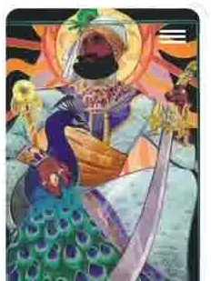 Children of Litha Tarot source-order card 39 card from the Children of Litha Tarot deck