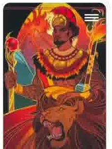 Children of Litha Tarot source-order card 45 card from the Children of Litha Tarot deck
