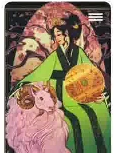 Children of Litha Tarot source-order card 46 card from the Children of Litha Tarot deck