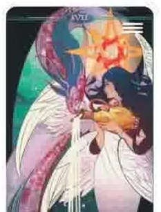 Children of Litha Tarot source-order card 55 card from the Children of Litha Tarot deck