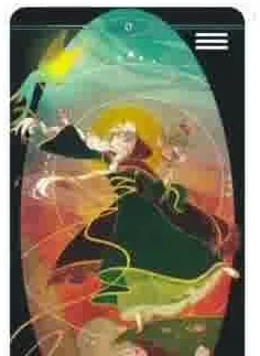 Children of Litha Tarot source-order card 63 card from the Children of Litha Tarot deck