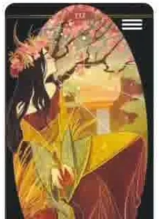 Children of Litha Tarot source-order card 72 card from the Children of Litha Tarot deck