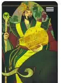 Children of Litha Tarot source-order card 73 card from the Children of Litha Tarot deck