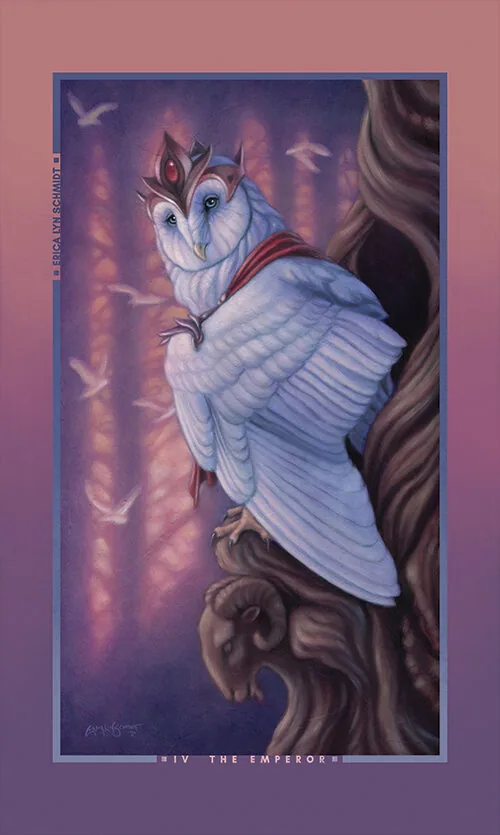 Chromatic Fates Tarot source card 71 card from the Chromatic Fates Tarot deck