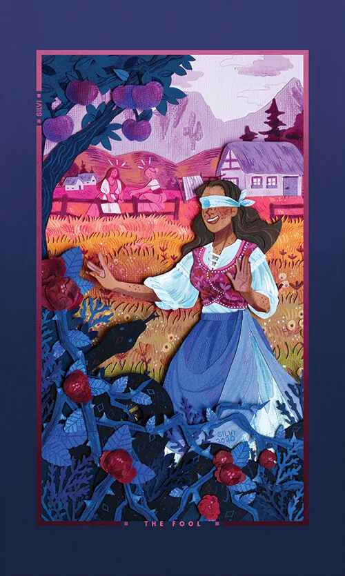 Chromatic Fates Tarot source card 75 card from the Chromatic Fates Tarot deck