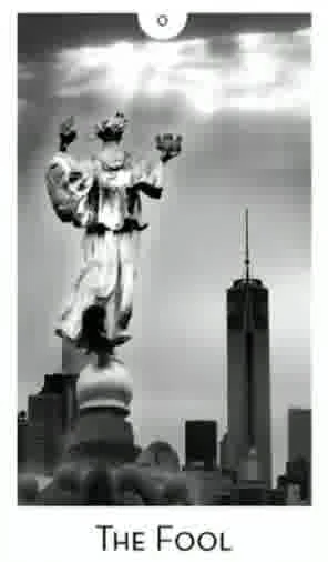 The Fool from the City Mystic New York Tarot deck