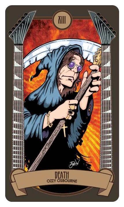 Death - Classic Rock Tarot - Tarot Deck by Anthony J. Parisi
