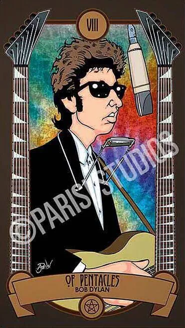 Eight of Pentacles - Classic Rock Tarot - Tarot Deck by Anthony J. Parisi