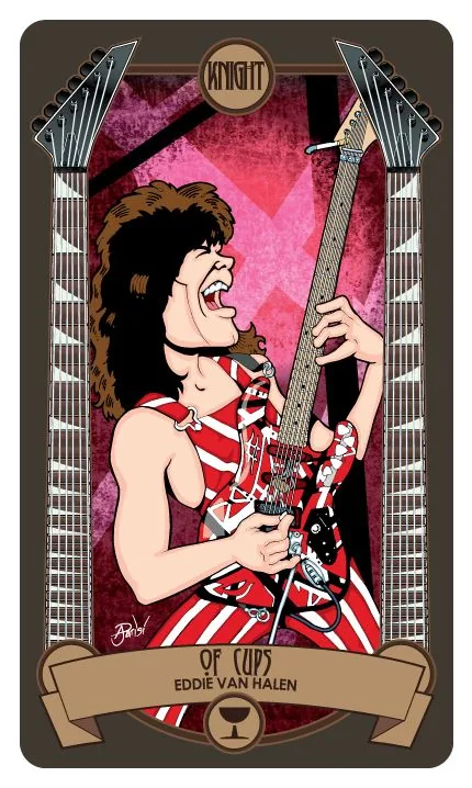 Knight of Cups - Classic Rock Tarot - Tarot Deck by Anthony J. Parisi