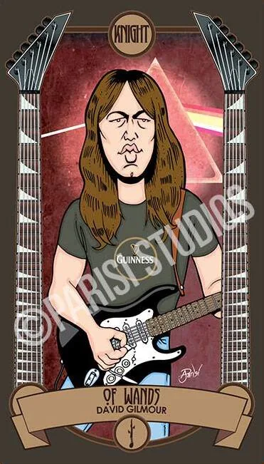 Knight of Wands - Classic Rock Tarot - Tarot Deck by Anthony J. Parisi