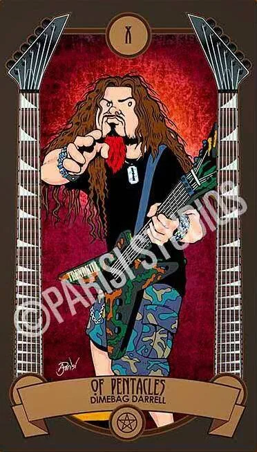 Ten of Pentacles - Classic Rock Tarot - Tarot Deck by Anthony J. Parisi