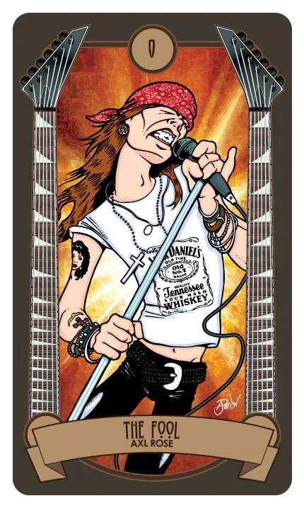 Classic Rock Tarot Review 3 Classic Rock Tarot gallery card 01 from the Classic Rock Tarot gallery