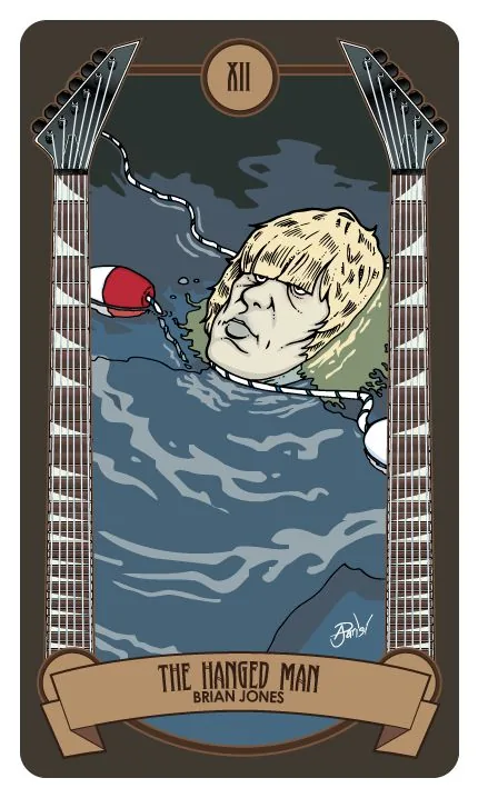 The Hanged Man - Classic Rock Tarot - Tarot Deck by Anthony J. Parisi