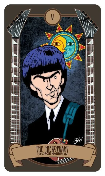 The Hierophant - Classic Rock Tarot - Tarot Deck by Anthony J. Parisi