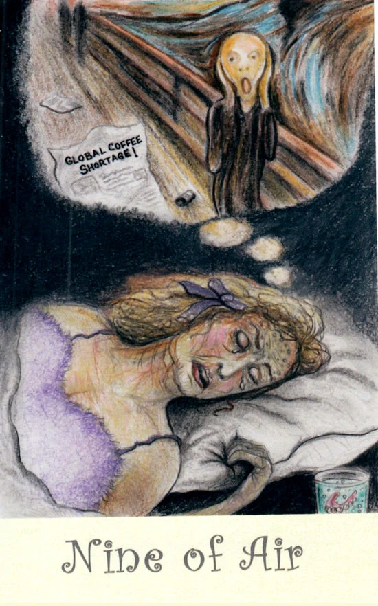 Coffee Tarot source-order card 15 card from the Coffee Tarot deck