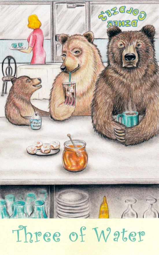 Coffee Tarot source-order card 35 card from the Coffee Tarot deck