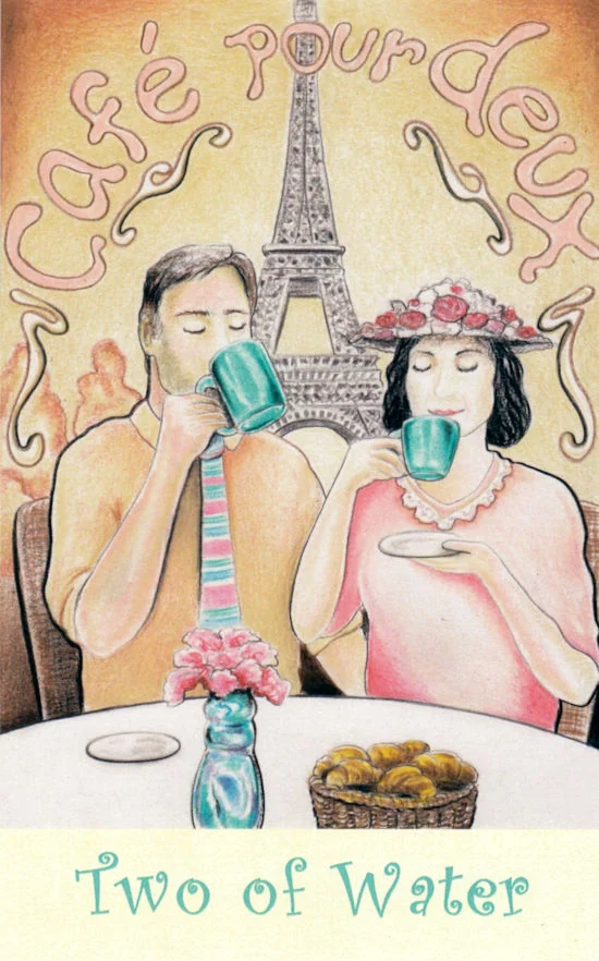 Coffee Tarot source-order card 37 card from the Coffee Tarot deck