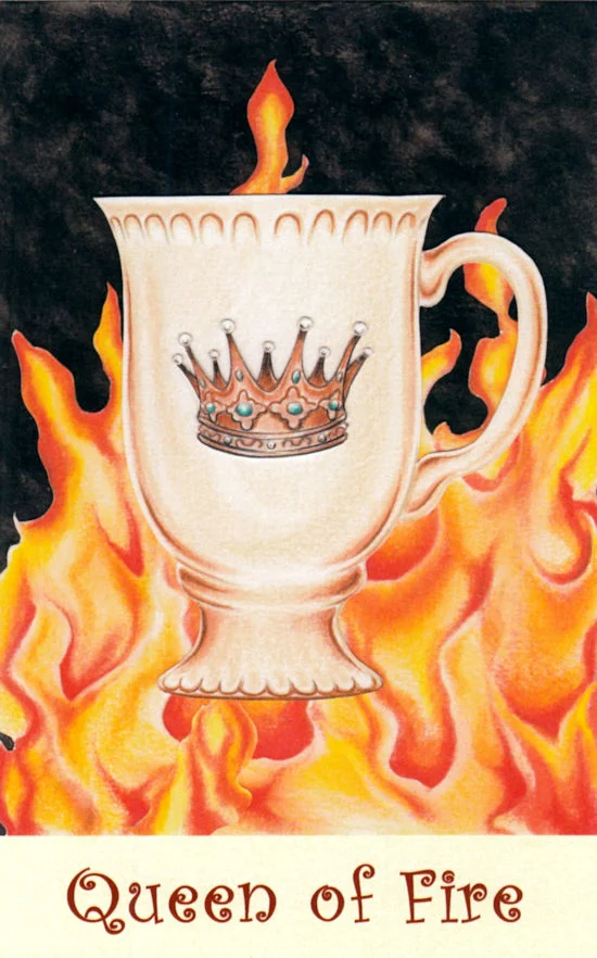 Coffee Tarot source-order card 40 card from the Coffee Tarot deck