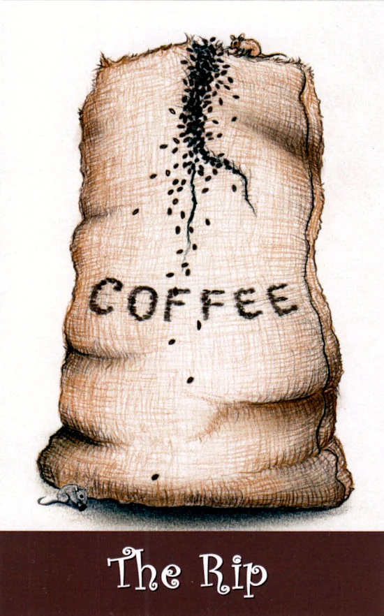 Coffee Tarot source-order card 58 card from the Coffee Tarot deck