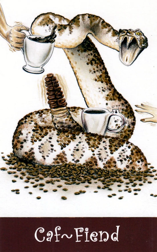 Coffee Tarot source-order card 59 card from the Coffee Tarot deck
