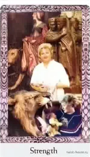 Strength card from the Comparative Tarot deck