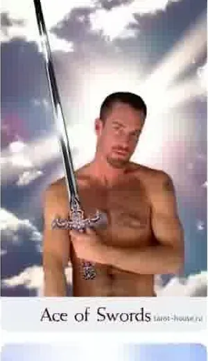 Ace of Swords card from the Comparative Tarot deck