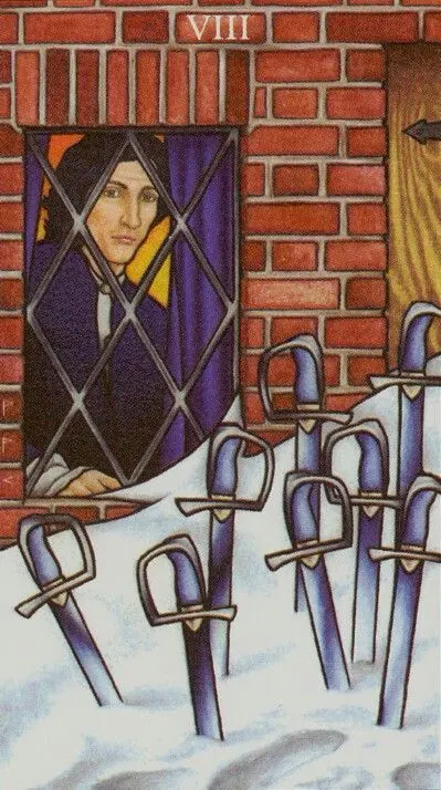 Connolly Tarot card 16 card from the Connolly Tarot deck