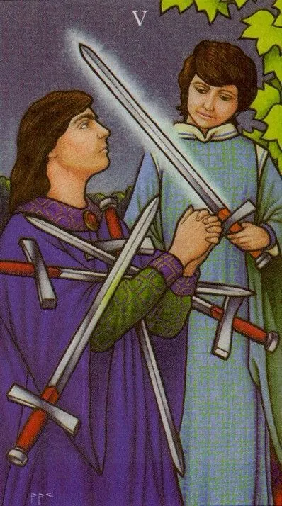 Connolly Tarot card 34 card from the Connolly Tarot deck