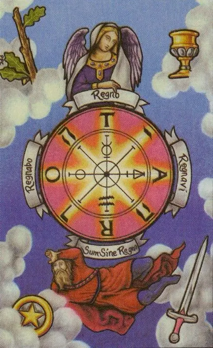 Connolly Tarot card 38 card from the Connolly Tarot deck