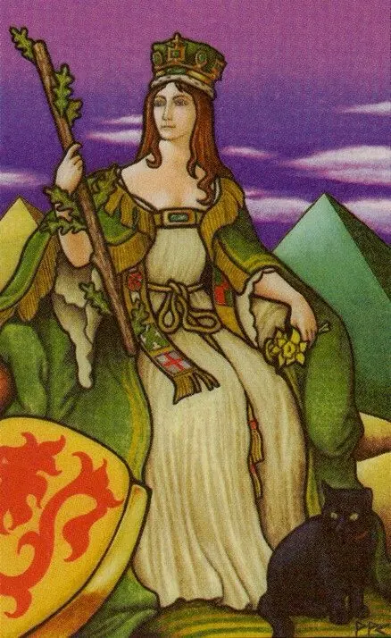 Connolly Tarot card 40 card from the Connolly Tarot deck