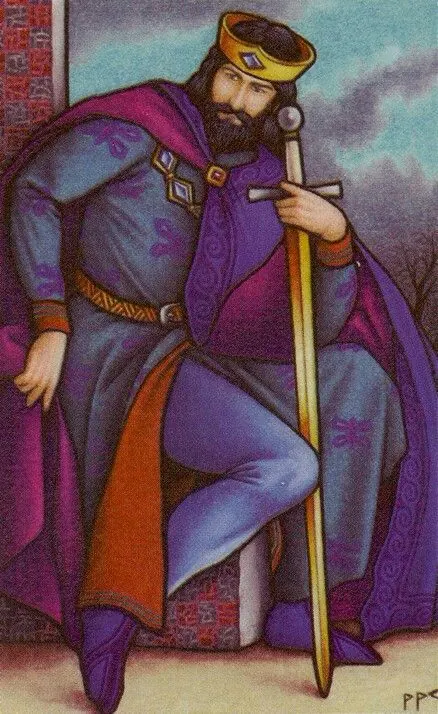 Connolly Tarot card 45 card from the Connolly Tarot deck