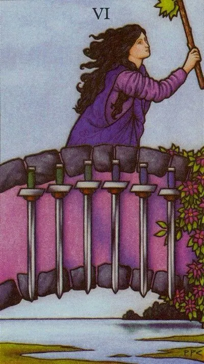 Connolly Tarot card 47 card from the Connolly Tarot deck