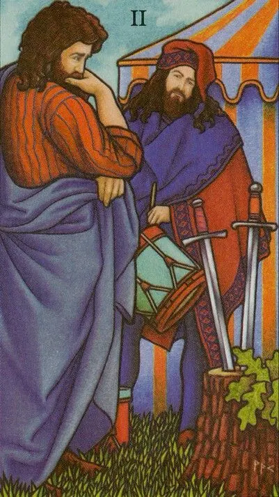 Connolly Tarot card 51 card from the Connolly Tarot deck