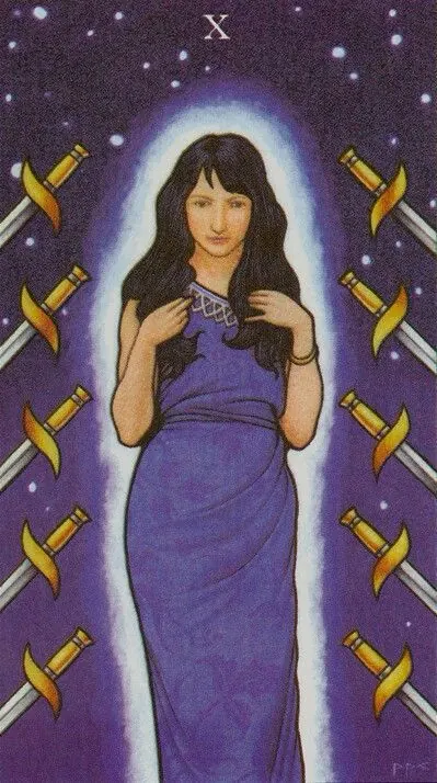 Connolly Tarot card 60 card from the Connolly Tarot deck