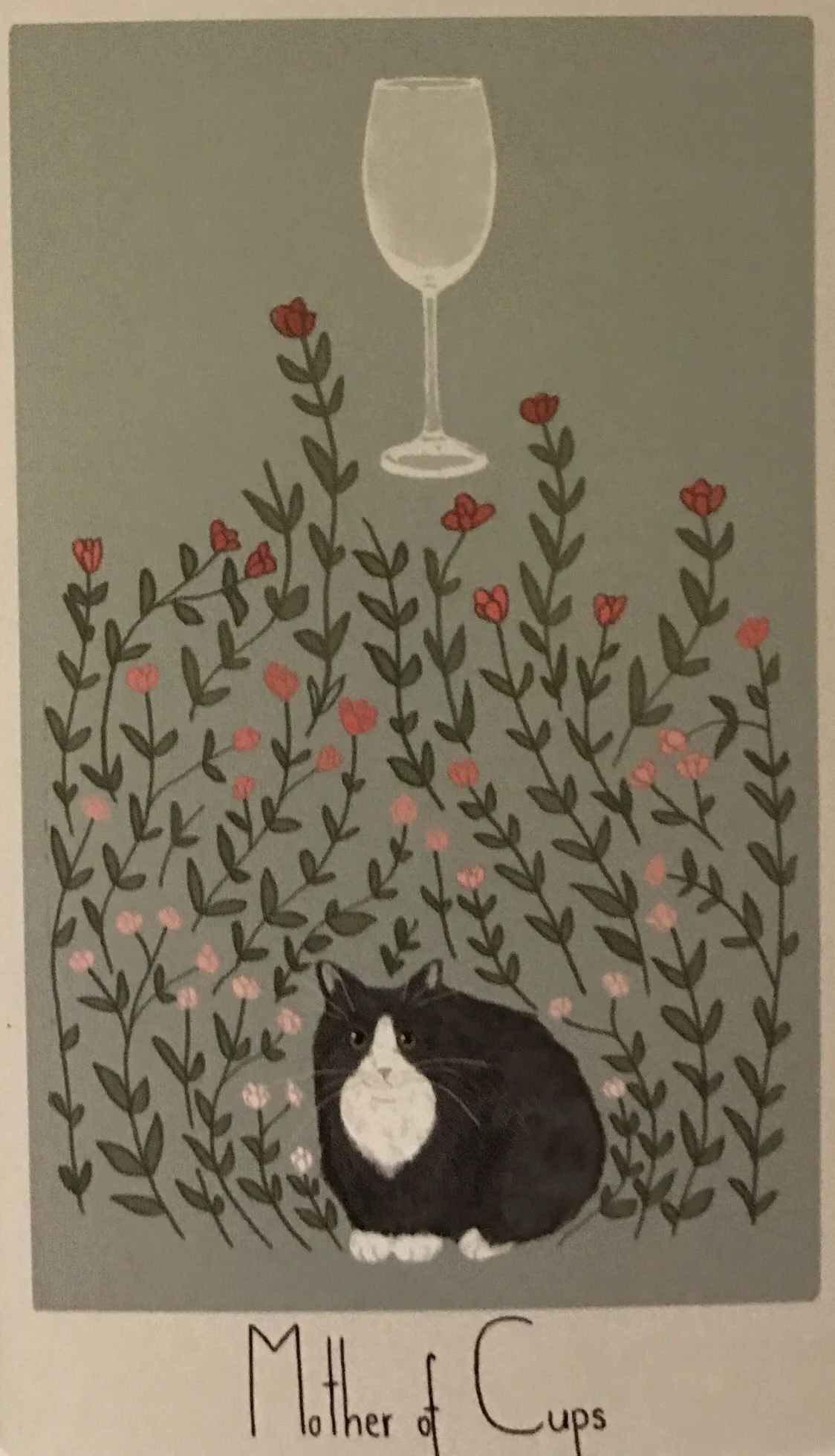 Mother of Cups card from the Considerate Cat Tarot deck