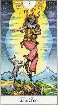 The Fool card from the Cosmic Tarot deck