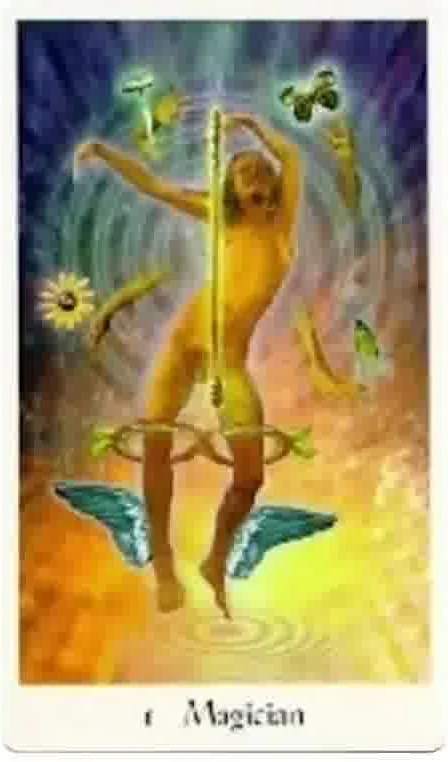 1 Magician - Cosmic Tribe Tarot - Tarot Deck by Stevee Postman and Eric Ganther