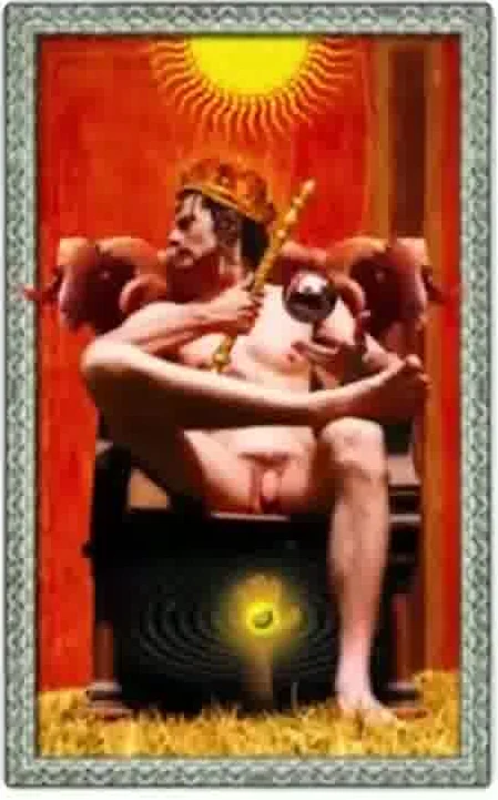 4 Emperor - Cosmic Tribe Tarot - Tarot Deck by Stevee Postman and Eric Ganther