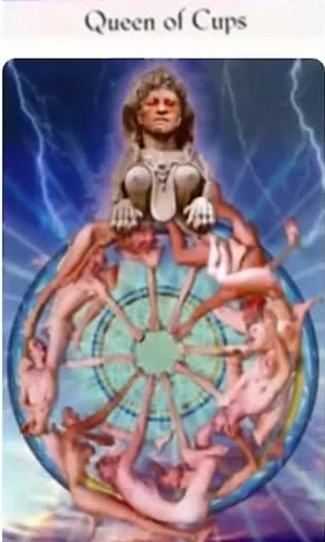 Cosmic Tribe Tarot source-order card 08 card from the Cosmic Tribe Tarot deck