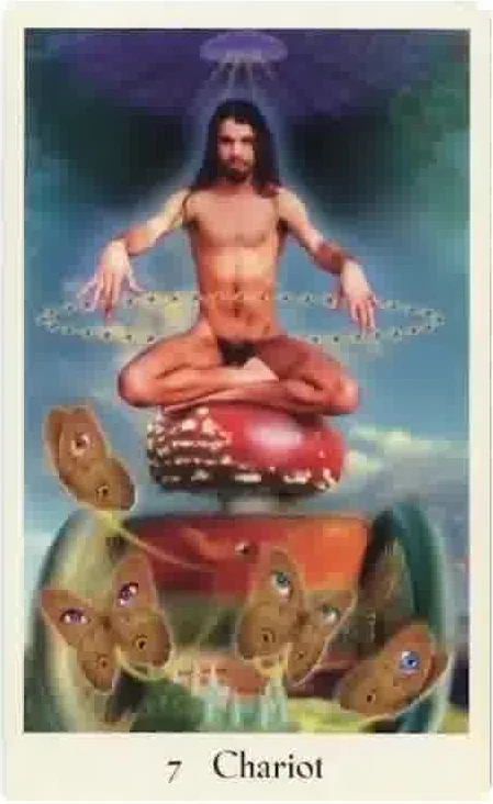7 Chariot - Cosmic Tribe Tarot - Tarot Deck by Stevee Postman and Eric Ganther