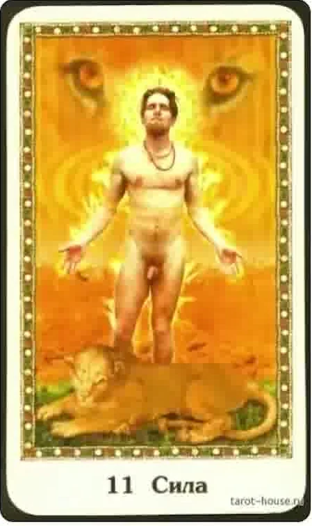 11 Strength - Cosmic Tribe Tarot - Tarot Deck by Stevee Postman and Eric Ganther