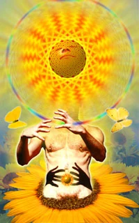 19 Sun - Cosmic Tribe Tarot - Tarot Deck by Stevee Postman and Eric Ganther