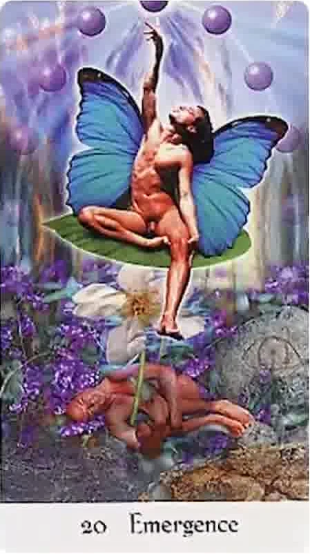 20 Emergence - Cosmic Tribe Tarot - Tarot Deck by Stevee Postman and Eric Ganther