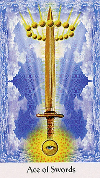 Ace of Swords - Cosmic Tribe Tarot - Tarot Deck by Stevee Postman and Eric Ganther