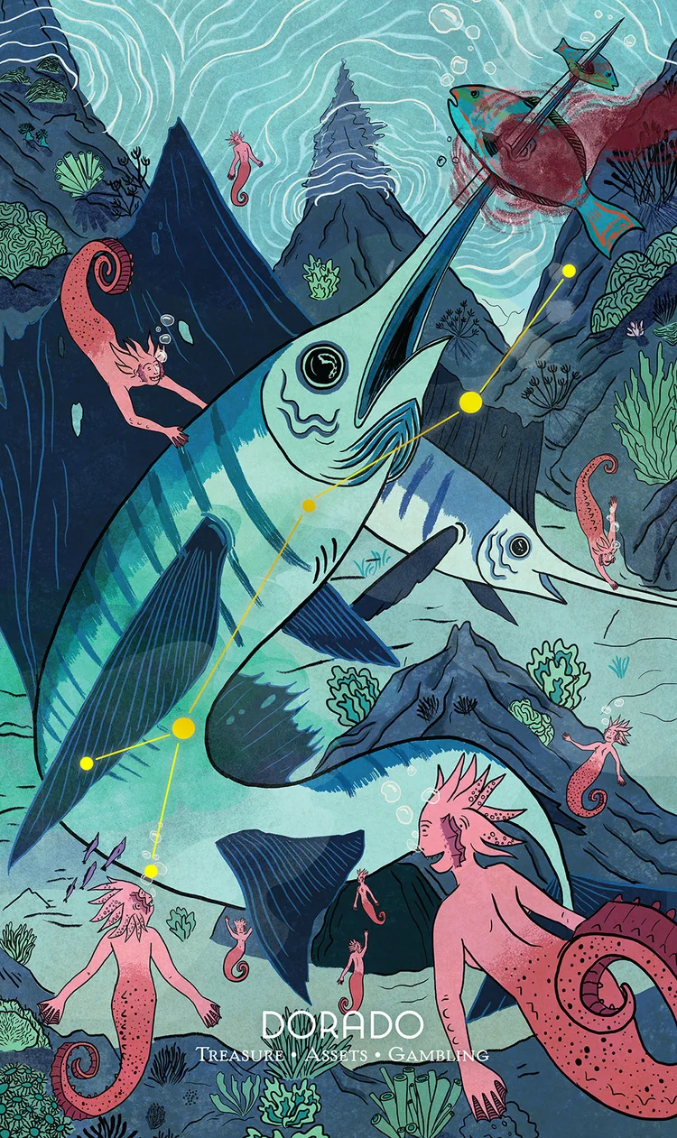 Dorado from the Cosmos Tarot and Oracle source-order gallery