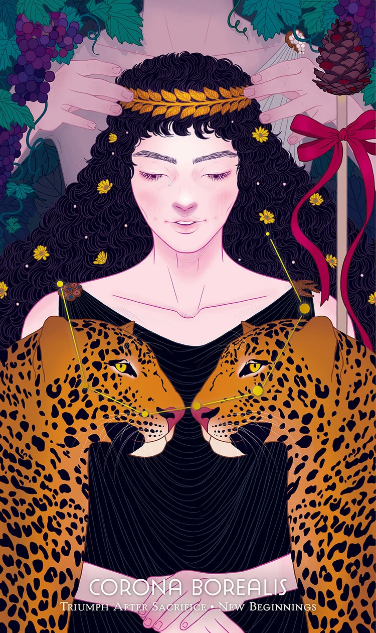 Corona Borealis from the Cosmos Tarot and Oracle source-order gallery