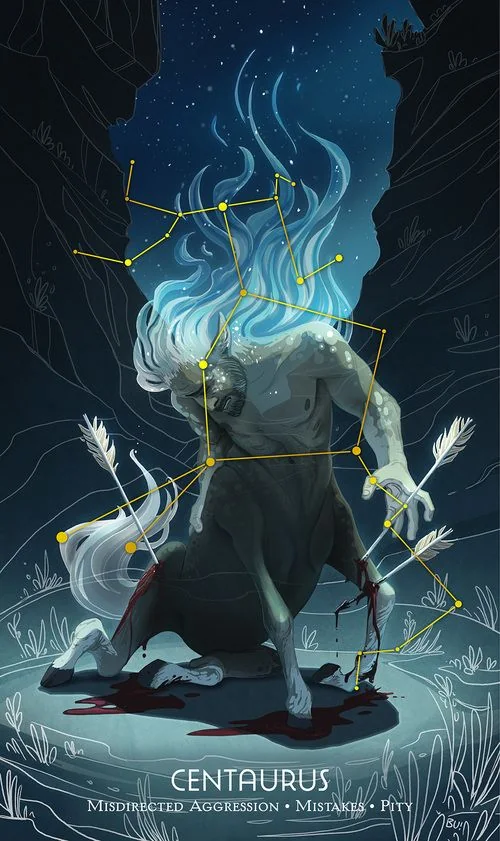 Centaurus from the Cosmos Tarot and Oracle source-order gallery